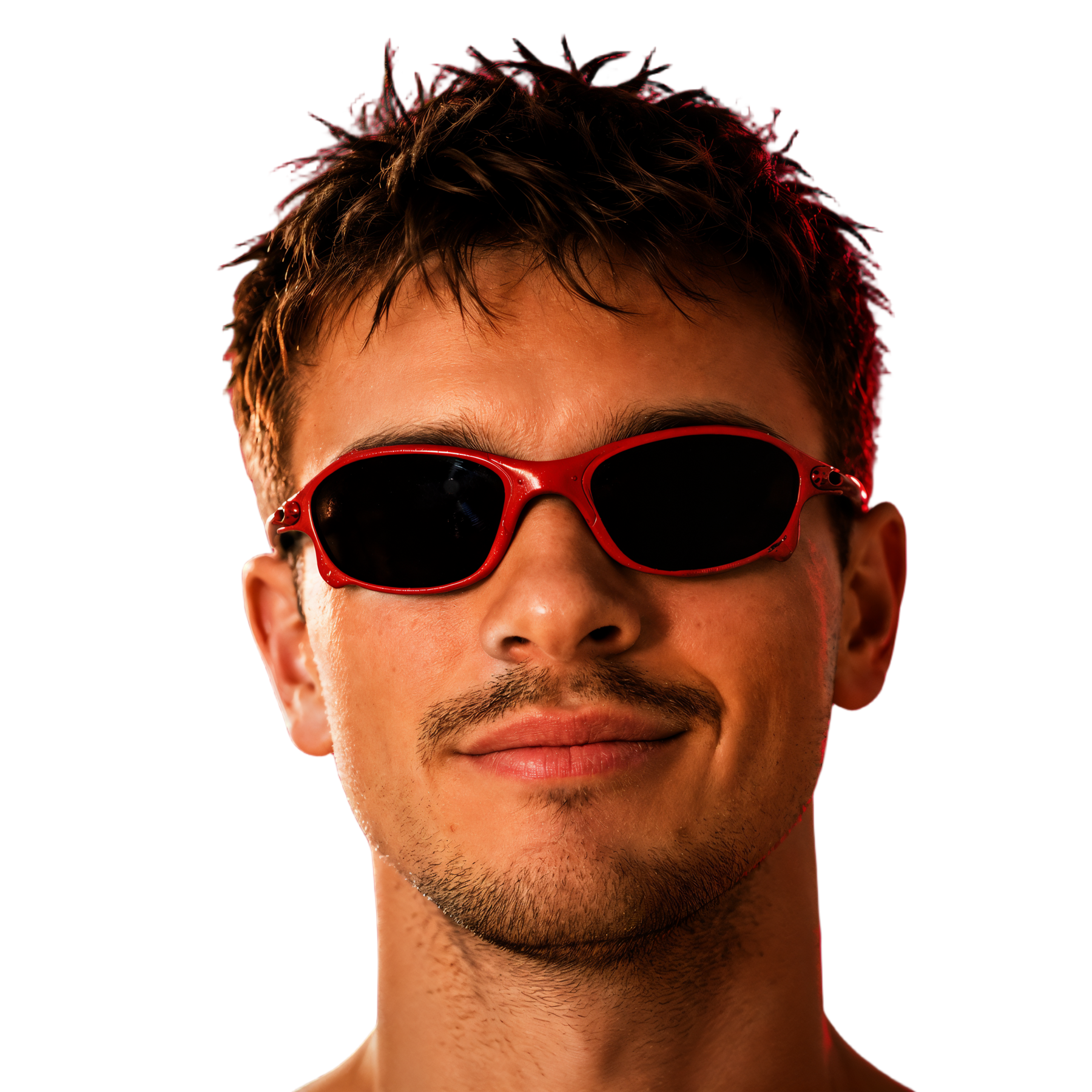 Tijs, red sunglasses